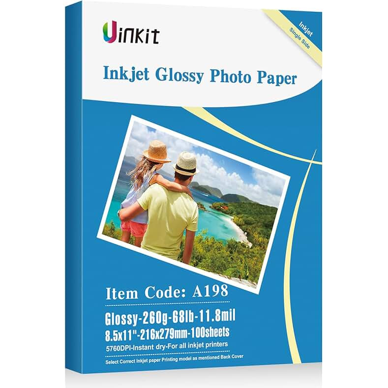 Inkjet Glossy Photos Papers | Amazon (US)