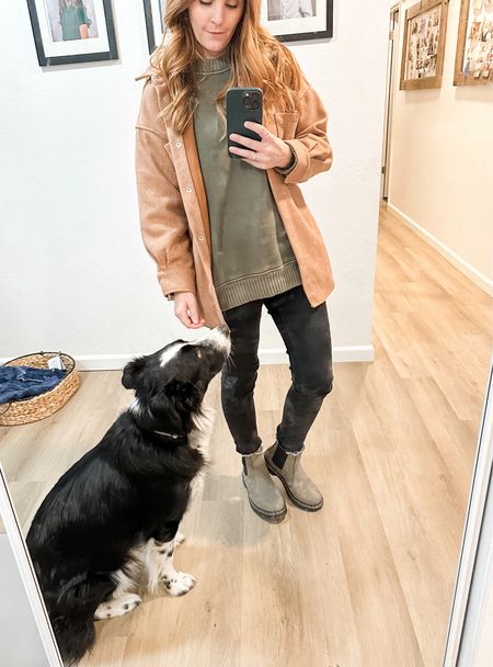 I love layering this jacket with a sweater. 
Jacket: Small
Sweater: Small
Black Lucky Jeans: 27x27
Dr. Marten Boots: Waterproof
5’3

Teacher Outfit
Winter Outfit
Work Outfit
ThatNewTeacher

#LTKMostLoved #LTKworkwear #LTKfindsunder50