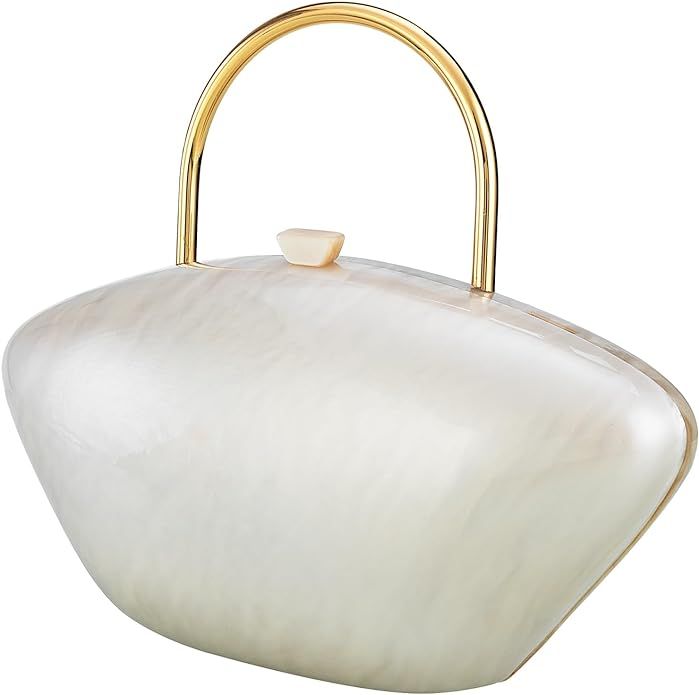 YYW Clutch Purses Women Semicircle Evening Bag Crossbody Bag for Women Elegant Handbags for Weddi... | Amazon (US)