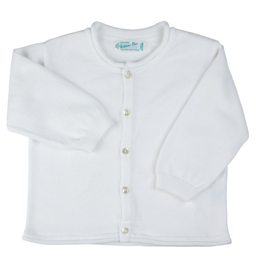 Rolled Edge Knit Cardigan | Feltman Brothers