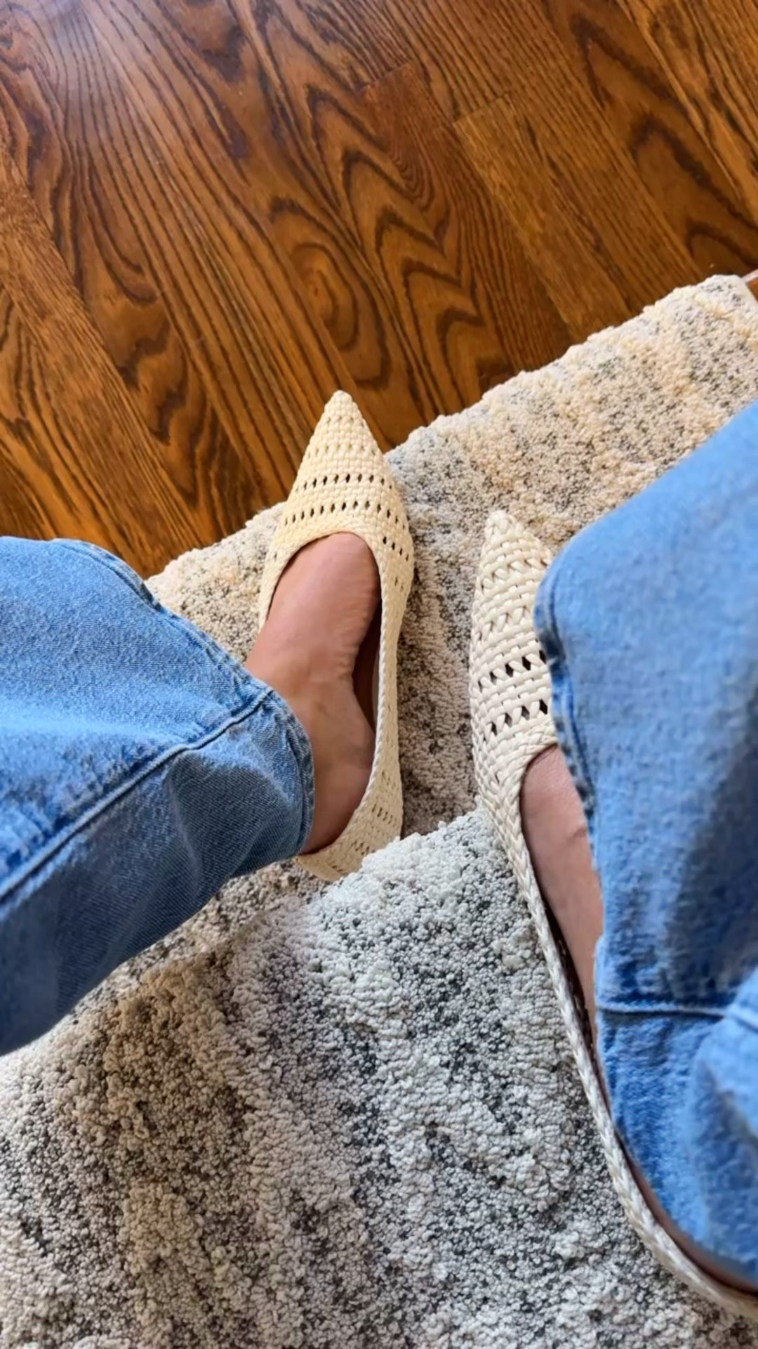 Pointy toe woven flats. Love this ivory. 3 color ways. 
In between, size down 

#LTKSeasonal