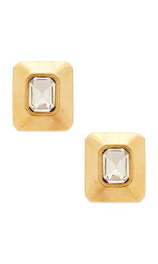 Brinker + Eliza Heritage Earrings in Gold & Crystal from Revolve.com | Revolve Clothing (Global)