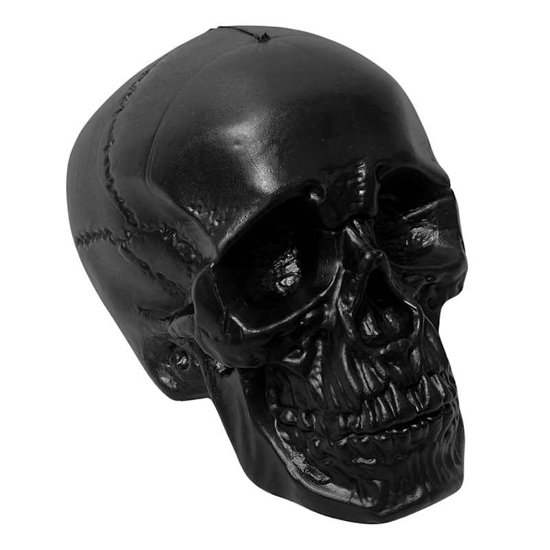 Black Halloween Skull Decor, 6" | At Home
