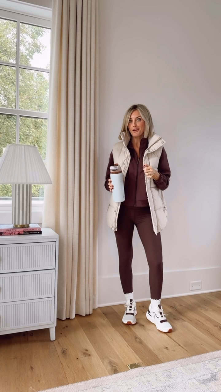 Warm and polished, this brown jacket layered with a cream vest and brown leggings from Target creates the perfect cozy fall look—comfortable, versatile, and effortlessly chic for everyday wear. Even better, all pieces are on sale today! Wearing size small in the vest & size medium in the jacket and leggings.

#TargetStyle #TargetFinds #OnSaleNow #PufferVest #BrownLeggings #FallFashion #WardrobeStaples #EverydayChic #EffortlessStyle #ClassicStyle #LTKStyle #CozyStyle #FallOutfitInspo

#LTKSaleAlert #LTKActive #LTKFindsUnder50