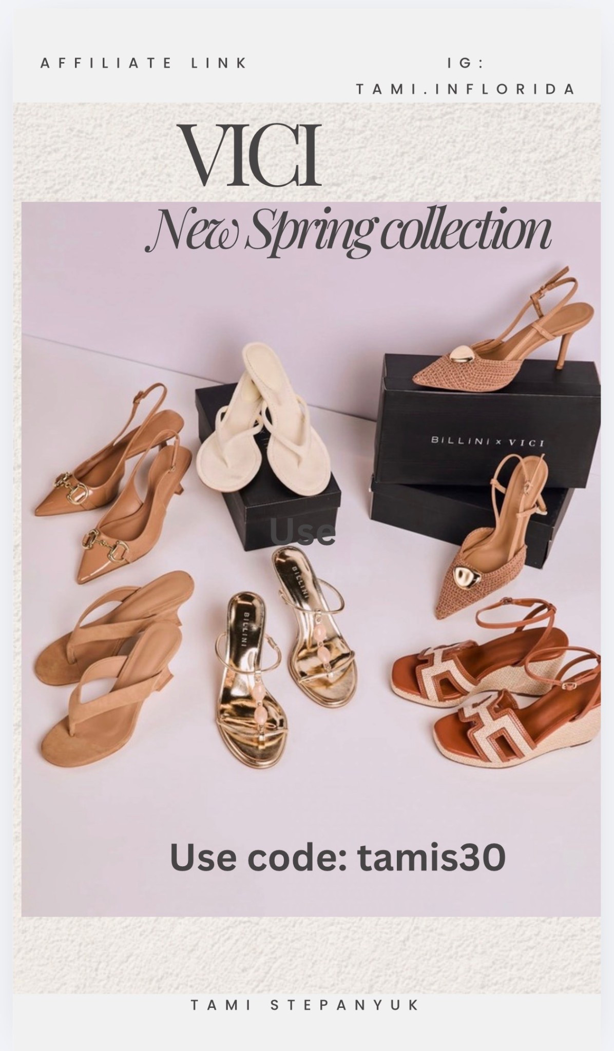 VICI New spring shoes collection 
Use code tamis30 to get 30% off

#LTKU #LTKootd #LTKSeasonal