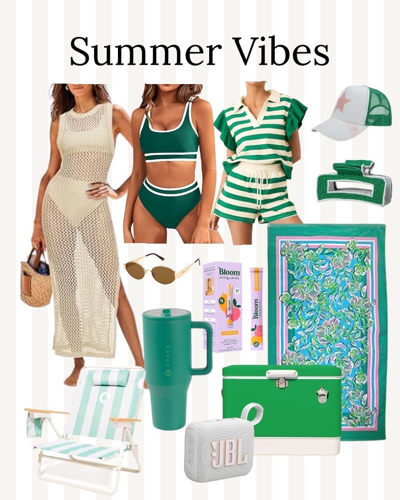 2025 Summer Vacation Trends - Green 💚✨ 

#LTKSeasonal #LTKTravel #LTKSwim