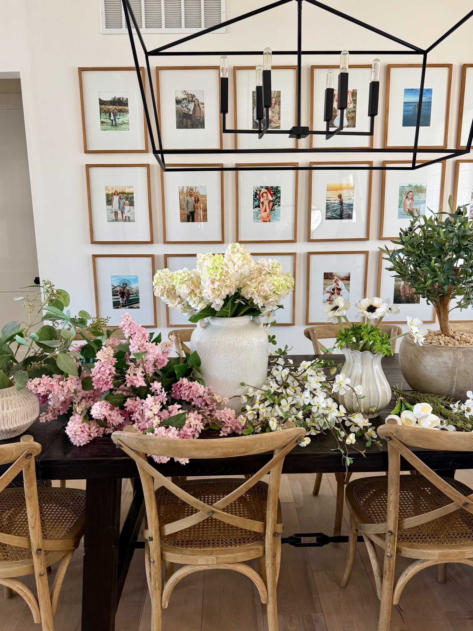 Spring is in full bloom 🌸✨ and I’m bringing that fresh, effortless beauty indoors with my favorite faux stems. From soft hydrangeas to delicate blossoms, it’s all about layering textures and keeping things light, airy, and organic.

Follow along to see how I style these faux stems around my house—simple swaps that make your home feel instantly refreshed for the season 🤍🌿

#springdecor #fauxflowers #homestyling #interiordesign #springhome #neutralhome #calmhome #modernorganic #diningroomdecor #elevatedliving