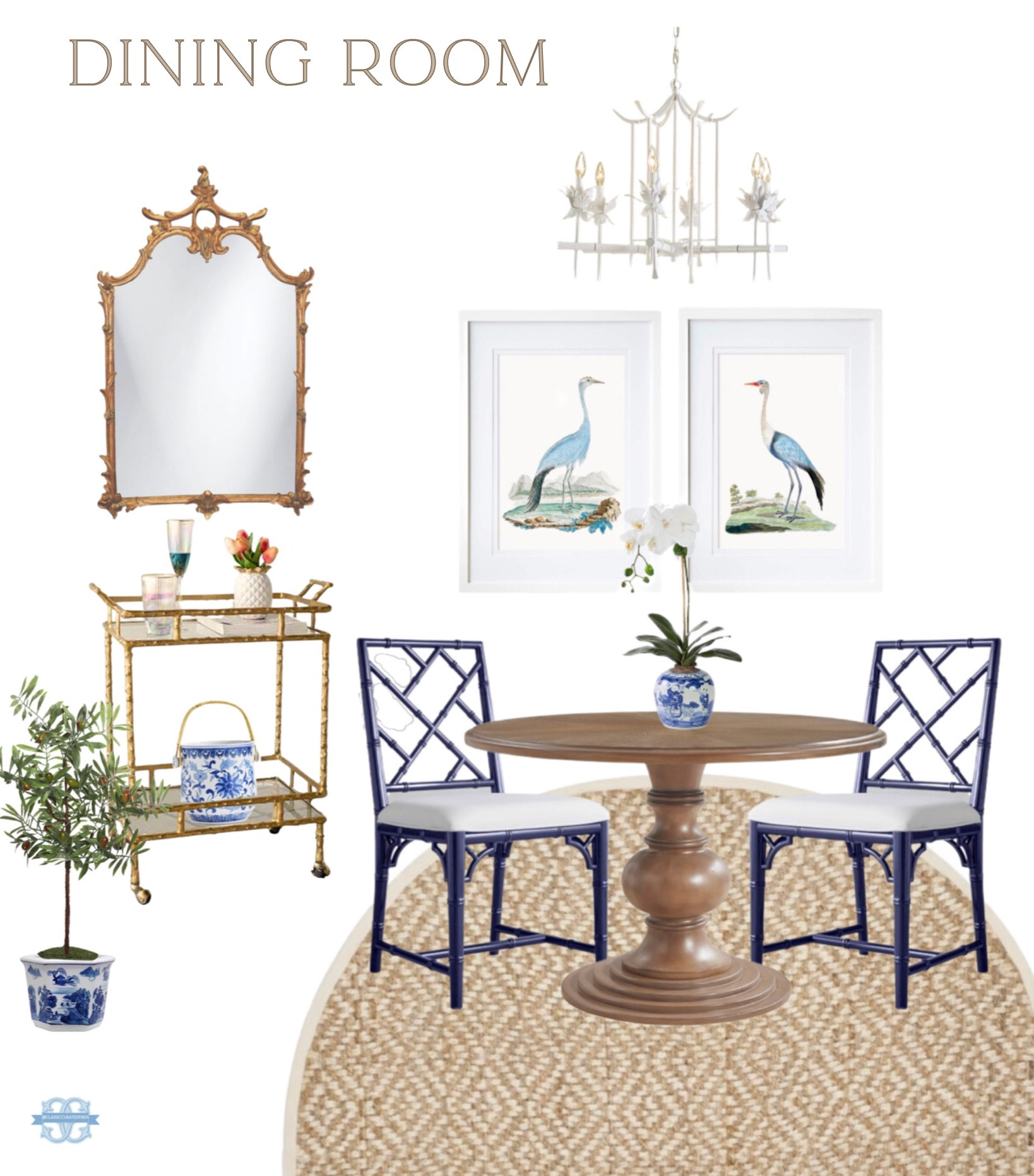 Coastal Grandmillennial Dining Room💙


Home Decor, Dining Decor, Dining Table, Dining Chairs, Coastal decor, Bar Cart

#LTKhome