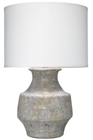 Masonry Table Lamp, Gray/White | One Kings Lane