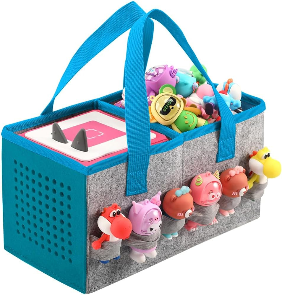 Carrying Case for Toniebox Starter Set and Tonies Figurines, Travel Felt Cloth Musical Toy Foldin... | Amazon (US)