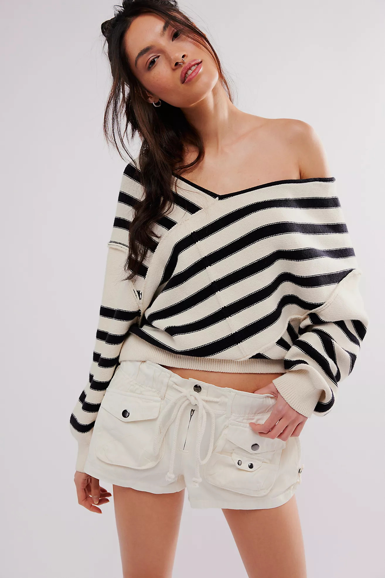 Waimea Slouchy Solid Shorts | Free People (Global - UK&FR Excluded)