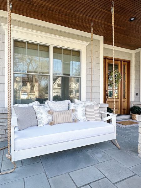 Outdoor front porch and patio decor!! Snag these super affordable pillows quick, going fast!! 

#outdoorpillows #frontporch #patiodecor

#LTKhome #LTKunder50 #LTKSeasonal