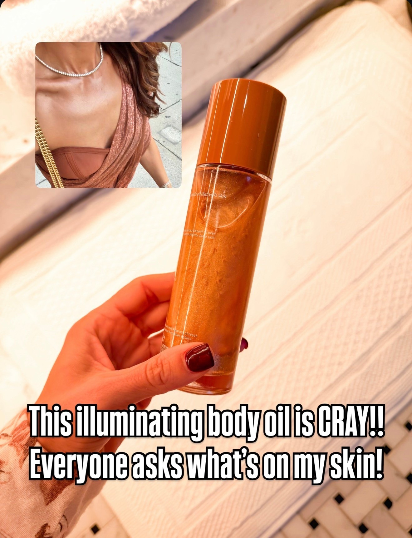 Here are 12 things we are talking about in the group chat! New illuminating body oil for special events! It gives your skin the prettiest glow! 
#LTKootd #LTKPetite #LTKSeasonal

#LTKmorningroutine #LTKselfcare #LTKBeauty