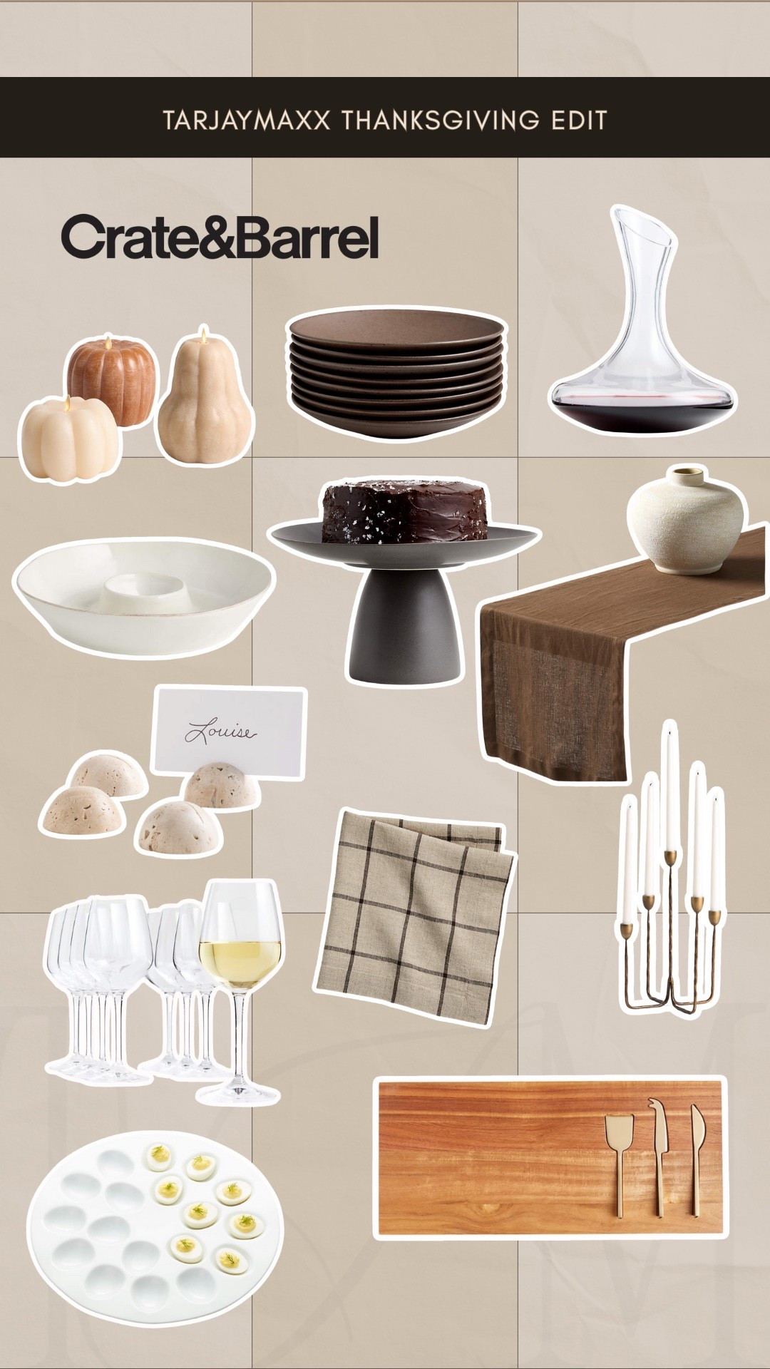 Sharing my favorite Crate & Barrel table décor, serveware, and hosting essentials — neutral plates, wine glasses, candles, linens, and all the cozy pieces to style the perfect Thanksgiving table. So chic for fall entertaining!  target finds, amazon finds, walmart home, affordable home, cb2 dupe, studio mcgee, crate and barrel dupe, pottery barn dupe, home roundup, target home decor, target home, amazon home, walmart finds, martha stewart aesthetic, mongolian cashmere oversized sweater, equestrian style, dinner party, cherry vibe, fall wedding, farm cottage, polka dots, mini desserts, grandmacore home, thanksgiving hosting, thanksgiving table, fall tablescape, holiday hosting, cozy home finds, entertaining must haves, neutral home aesthetic, minimalist table decor, serveware favorites, tablescape inspo, fall home decor, candlelight vibes, hostess essentials, kitchen must haves, holiday dining, table setting ideas, modern home finds  #LTKhome #LTKseasonal #LTKhome

#LTKCyberWeek #LTKGiftGuide #LTKHoliday