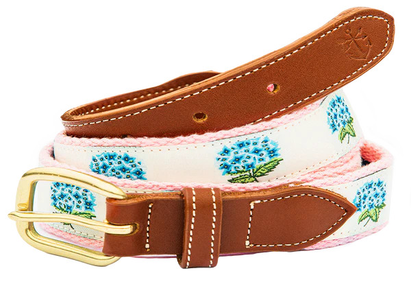 Hydrangea Bloom Women's Ribbon Belt | Kiel James Patrick
