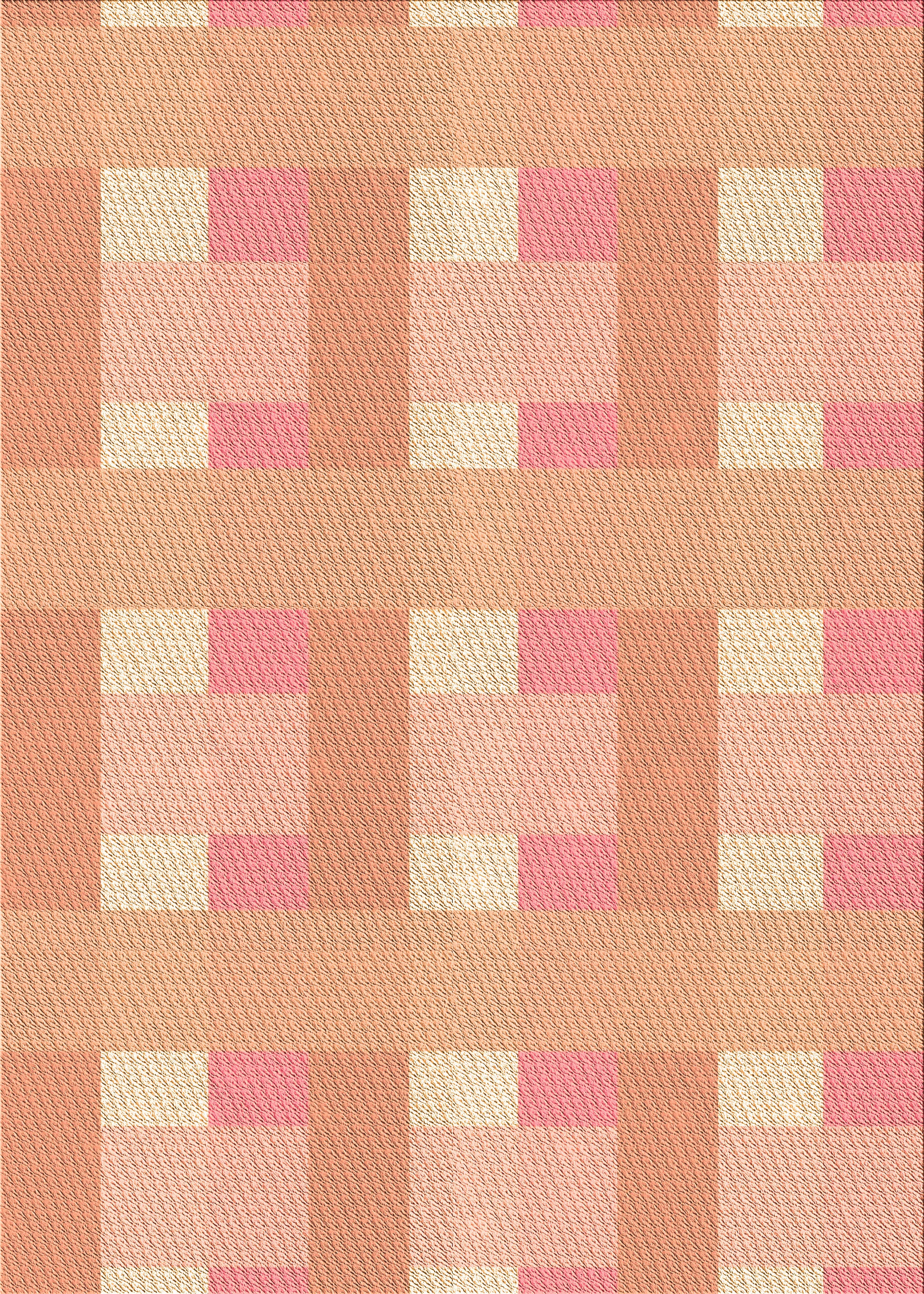 Geometric Wool Orange Area Rug | Wayfair North America