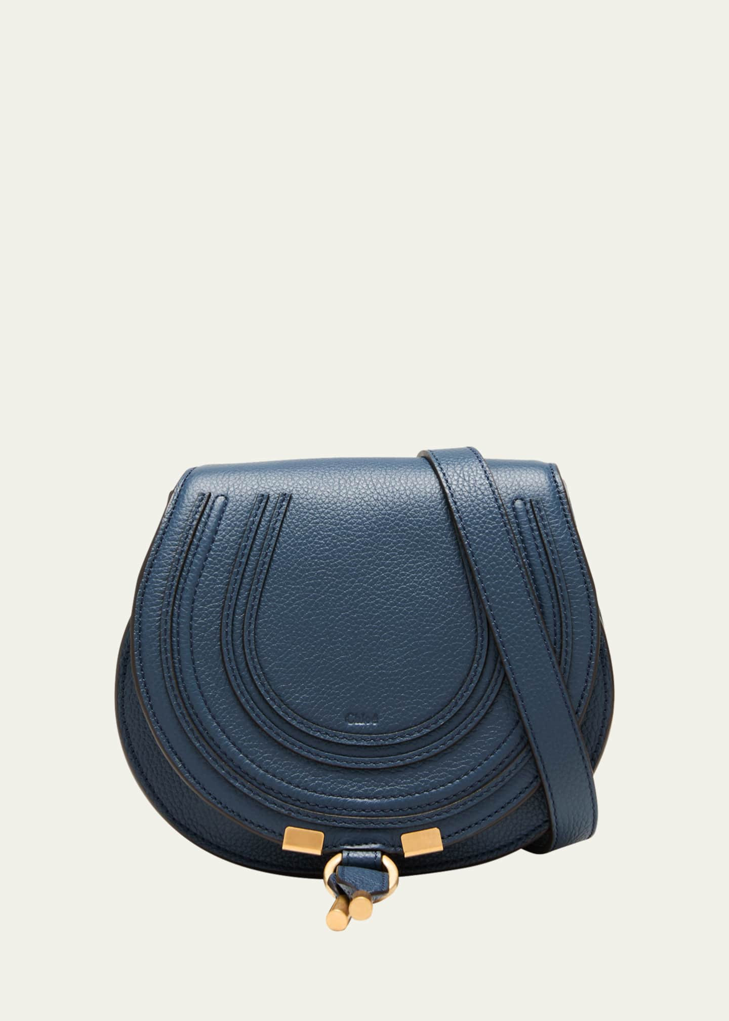 Chloe Marcie Small Crossbody Bag in Grained Calfskin | Bergdorf Goodman