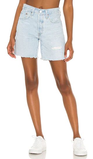 501 Mid Thigh Short in Luxor Focus | Revolve Clothing (Global)