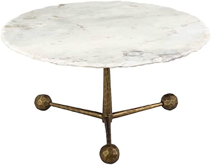 Orbital Round White Marble Occasional Table (Coffee Table) | Amazon (US)