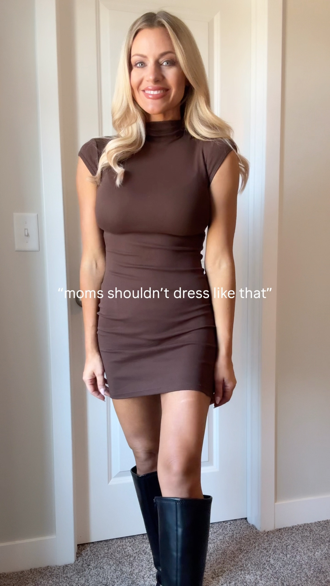 Watch me 😉 Here’s your reminder that motherhood doesn’t come with a dress code 🤎

#LTKPetite #LTKFindsUnder50 #LTKFindsUnder100