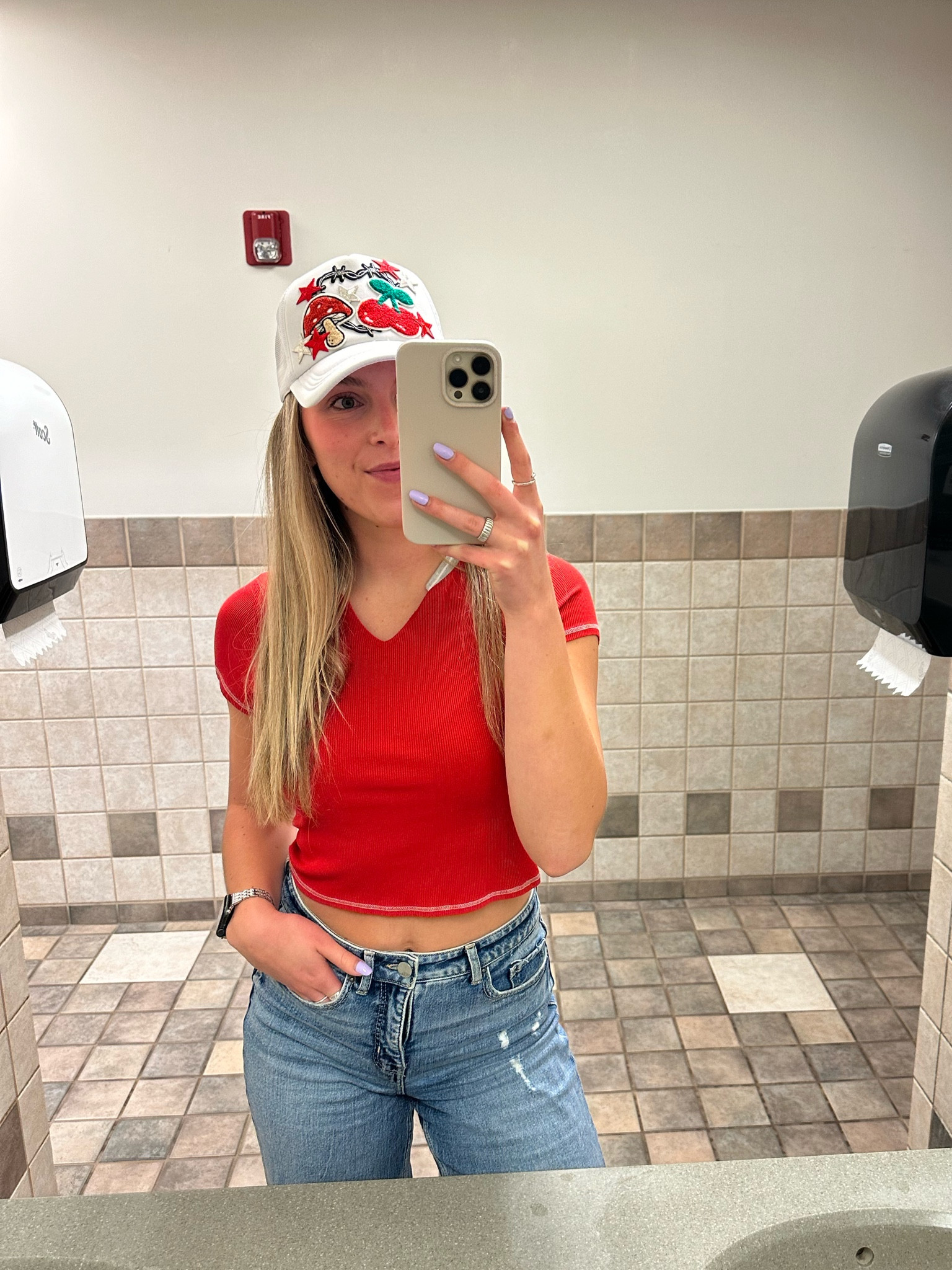 Trucker hat was a DIY! ❤️‍🔥 top from Buckle

#LTKGiftGuide #LTKU #LTKfindsunder50