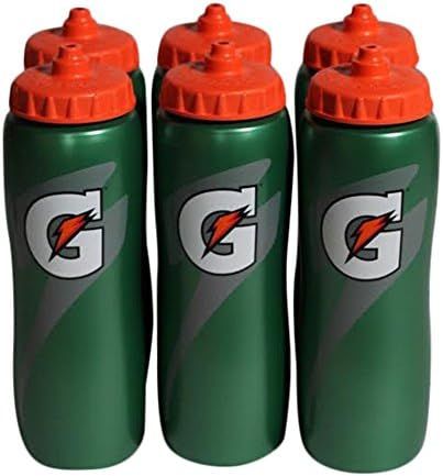 Gatorade 32 Oz Squeeze Water Sports Bottle - Value Pack of 6 - New Easy Grip Design for 2014 | Amazon (US)