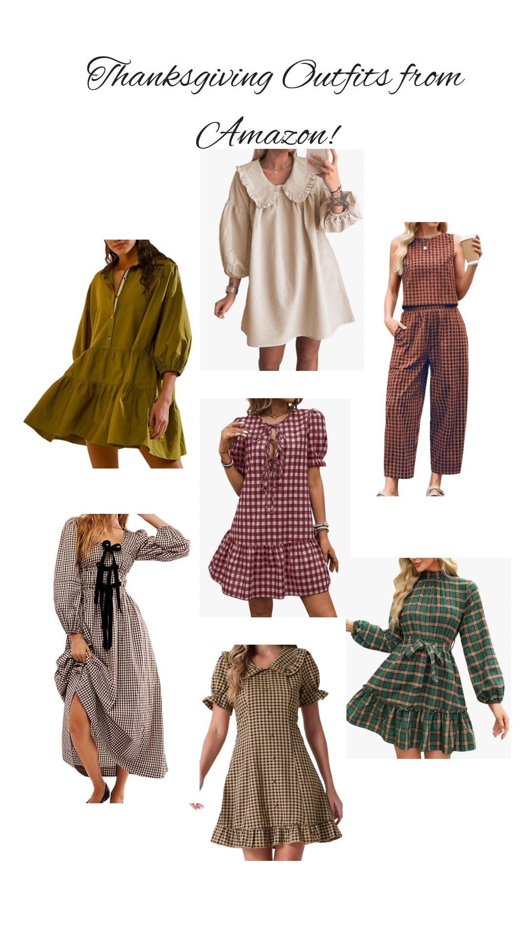 Last minute Thanksgiving looks from Amazon! Thanksgiving outfits dresses holiday dresses

#LTKSaleAlert #LTKFindsUnder100 #LTKHoliday