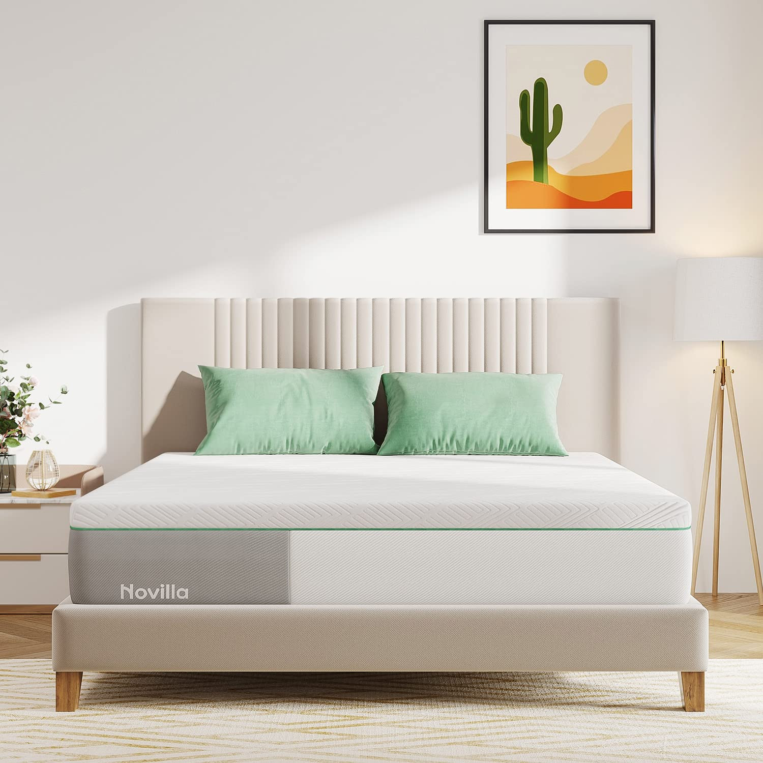 Novilla King Size Mattress, 12 Inch Gel Memory Foam King Mattress for Cooling Sleep & Pressure Relie | Amazon (US)
