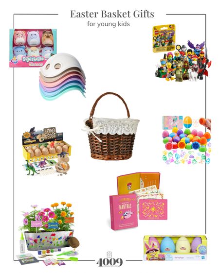 Easter basket gift ideas for young kids

Lego mini figure | flower kit | bilibo | affirmation cards | squishmallows squishables | stamps | play-doh | Dino eggs

#LTKSeasonal #LTKkids #LTKfindsunder50