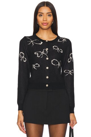 HEARTLOOM Linden Cardigan in Black from Revolve.com | Revolve Clothing (Global)