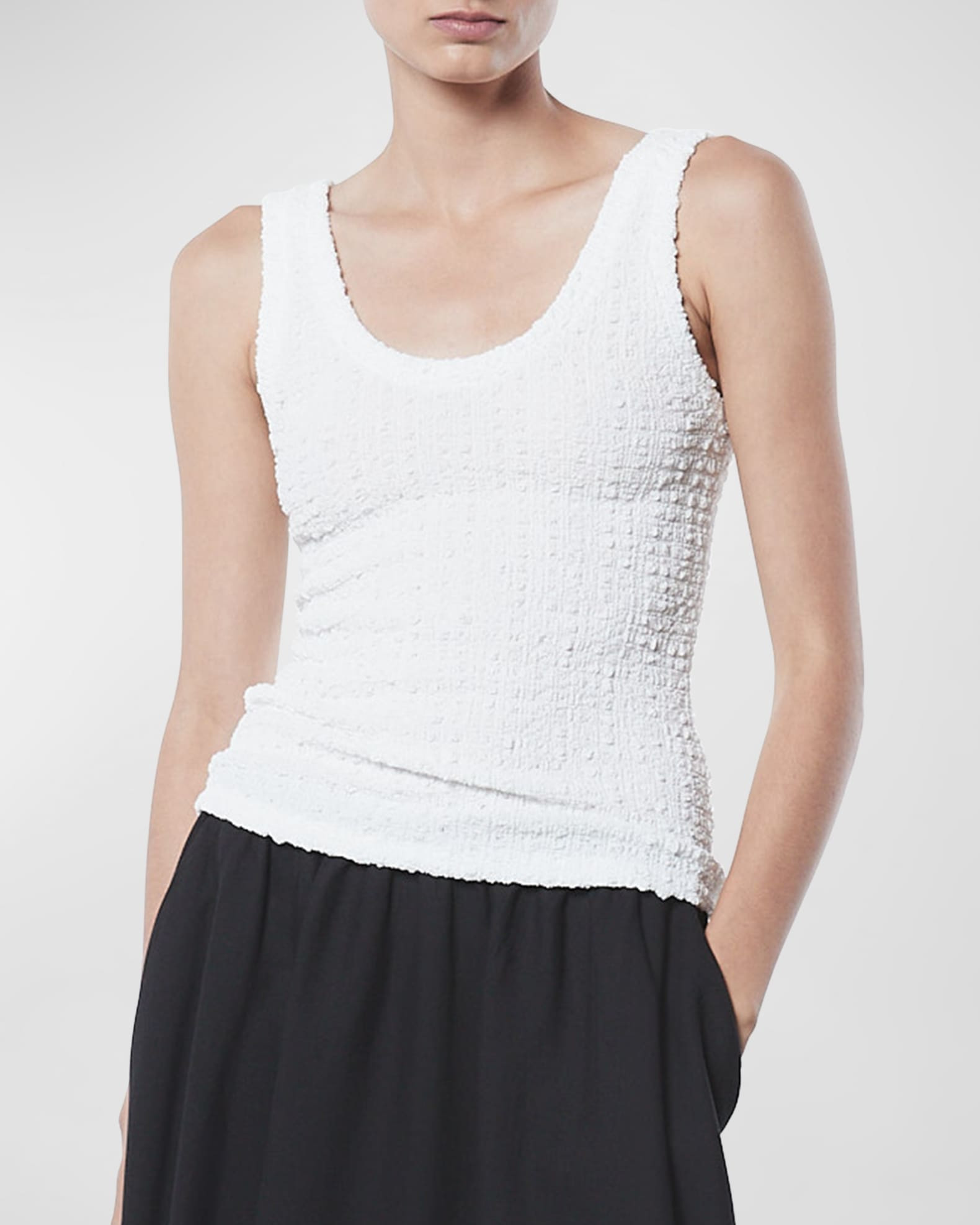 Puckered Tank Top | Neiman Marcus
