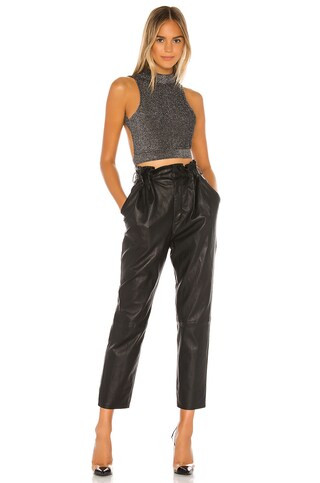 superdown Sophie Open Back Top in Silver from Revolve.com | Revolve Clothing (Global)