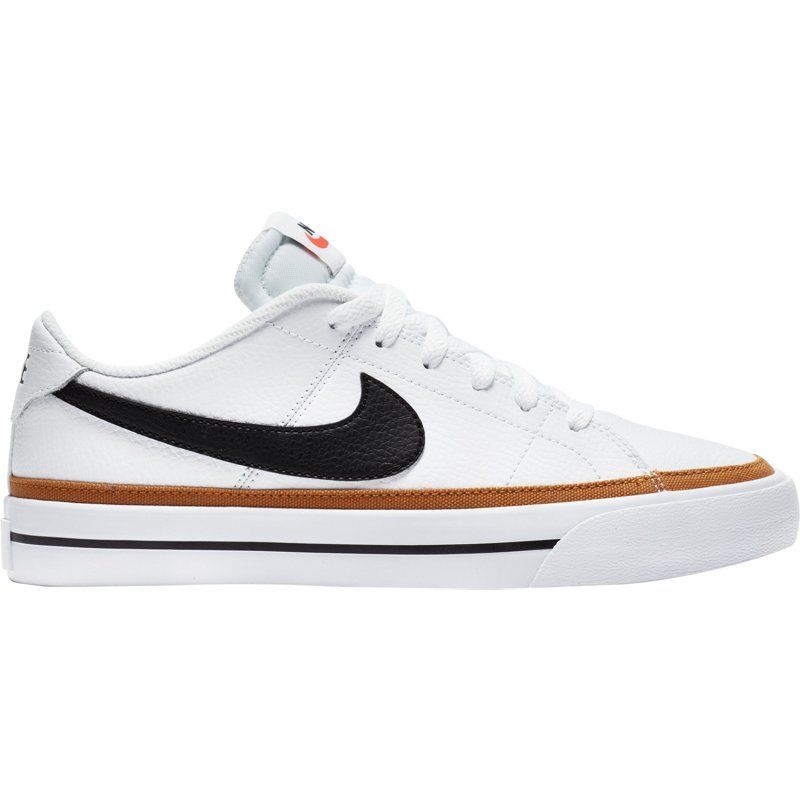 Nike Women's Court Legacy Shoes White/Black, 6 - Women's Athletic Lifestyle at Academy Sports | Academy Sports + Outdoors