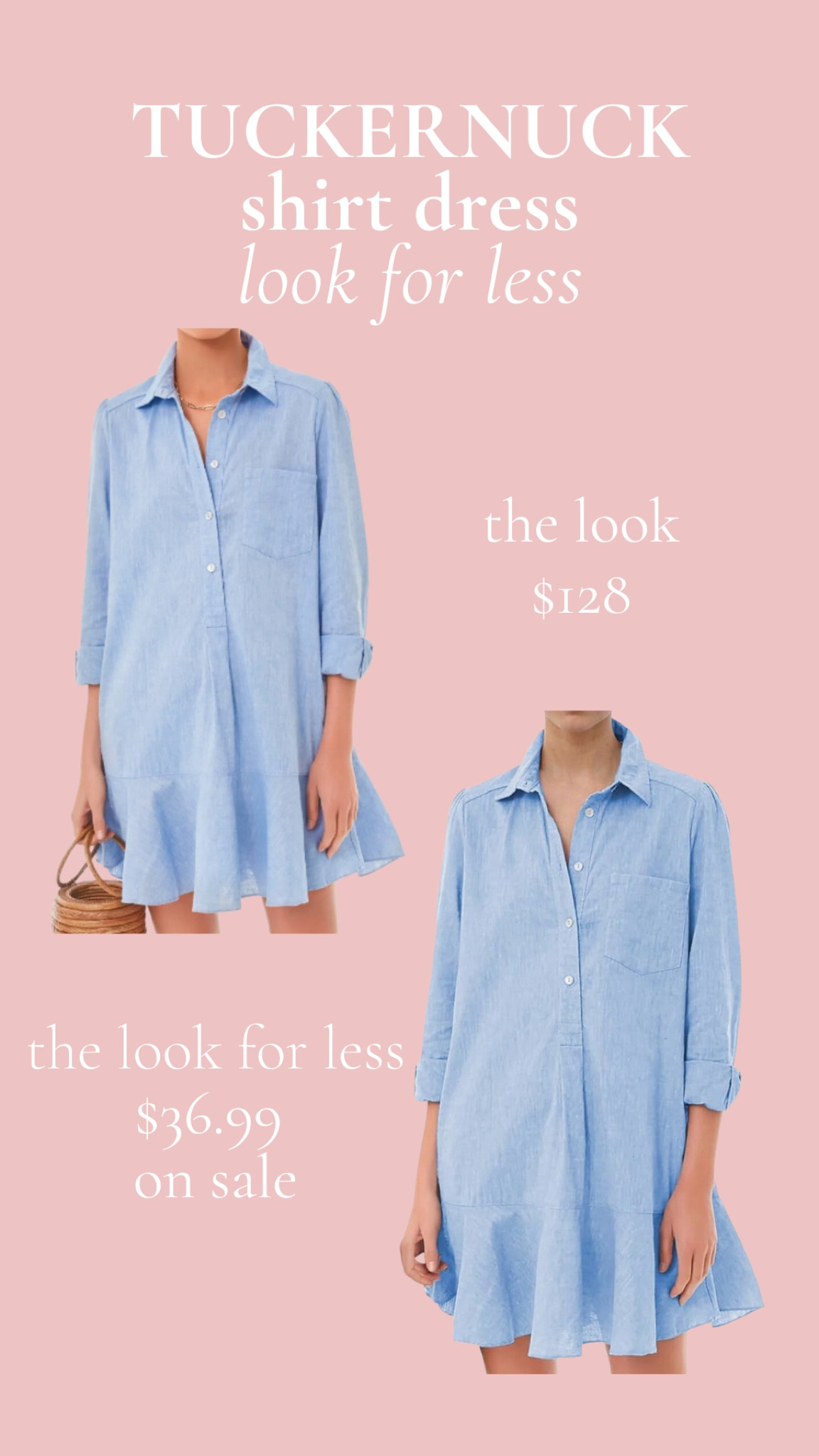 #tuckernuck #lookforless #saveorsplurge #designerinspired #dress #affordablefashion #budgetfriendlydesigner

#LTKWorkwear #LTKSaleAlert #LTKFindsUnder50