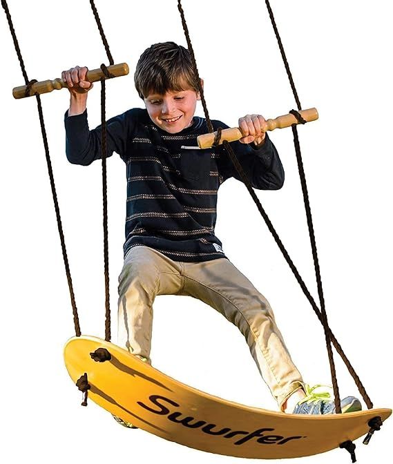 Swurfer - the Original Stand Up Surfing Swing - Curved Maple Wood Board To Easily Surf The Air | Amazon (US)