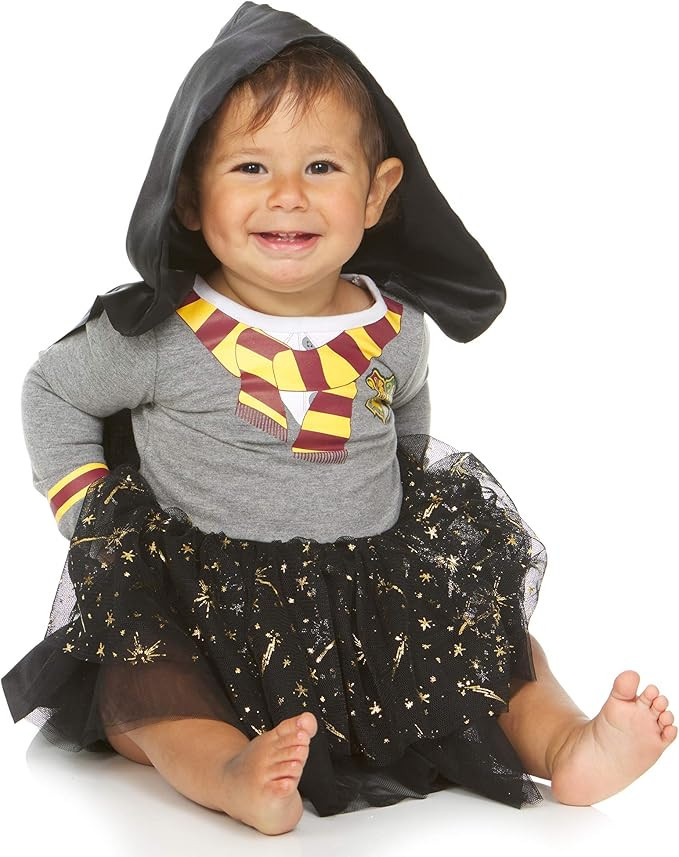 Harry Potter Infant Baby Girl Hooded Dress | Amazon (US)