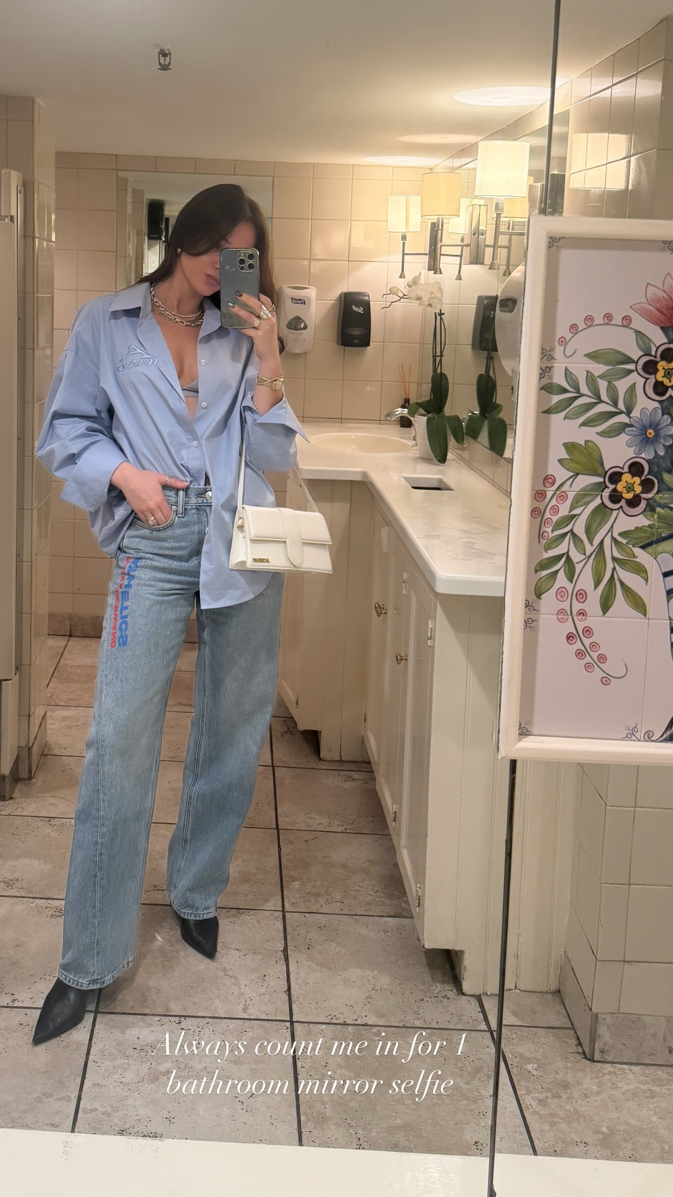 Always count me in for 1 bathroom mirror selfie 

 #LTKStyleTip