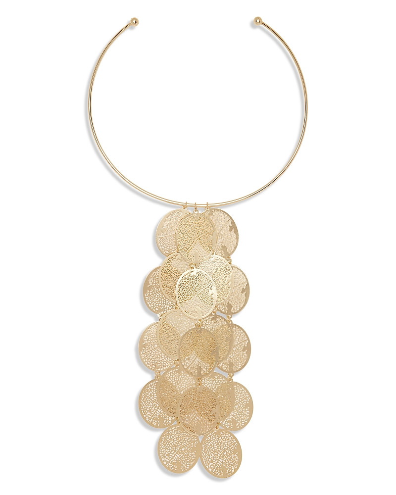 Ramy Brook Rio Filigree Oval Structured Statement Necklace, 5 | Bloomingdale's (US)