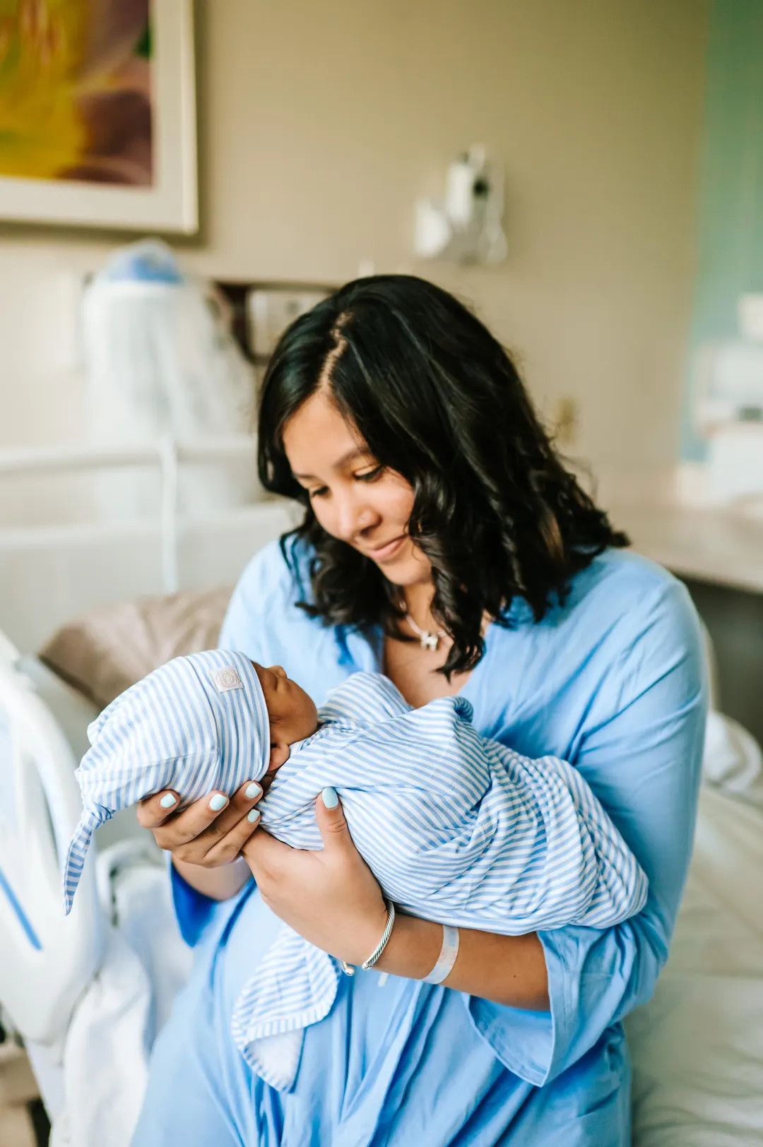 Mommy Robe - Solid Dusty Blue - Etsy | Etsy (US)