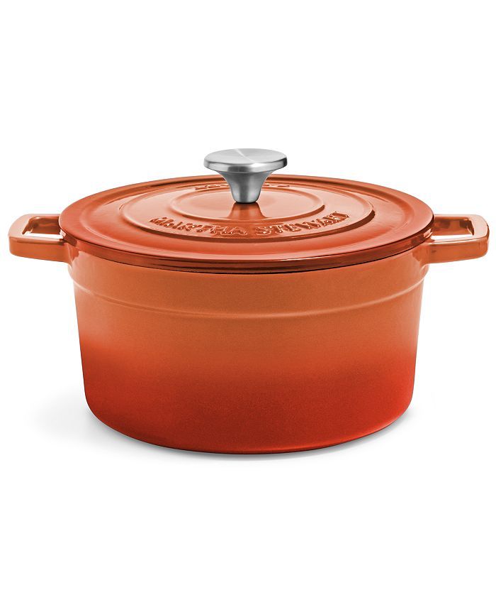 4-Qt. Enameled Cast Iron Round Dutch Oven, Created for Macy's | Macys (US)