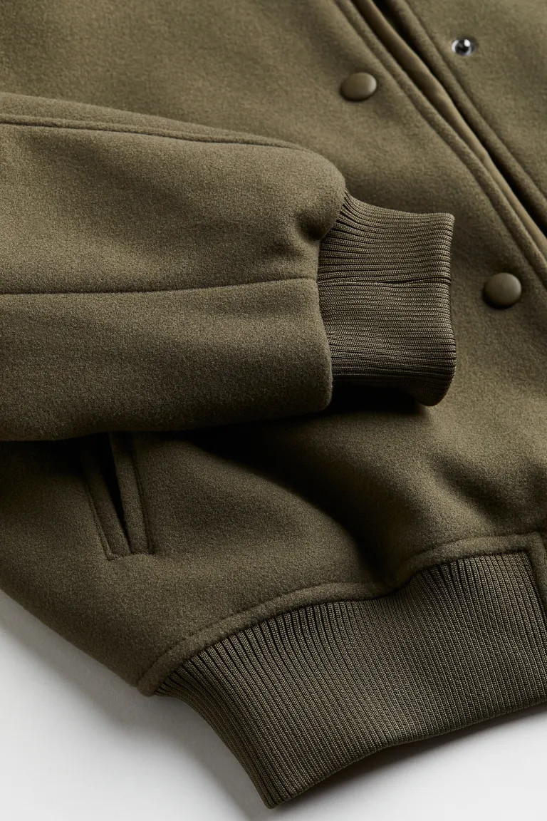 Felted bomber jacket | H&M (UK, MY, IN, SG, PH, TW, HK)