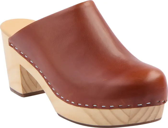 Leather Platform Clog (Women) | Nordstrom