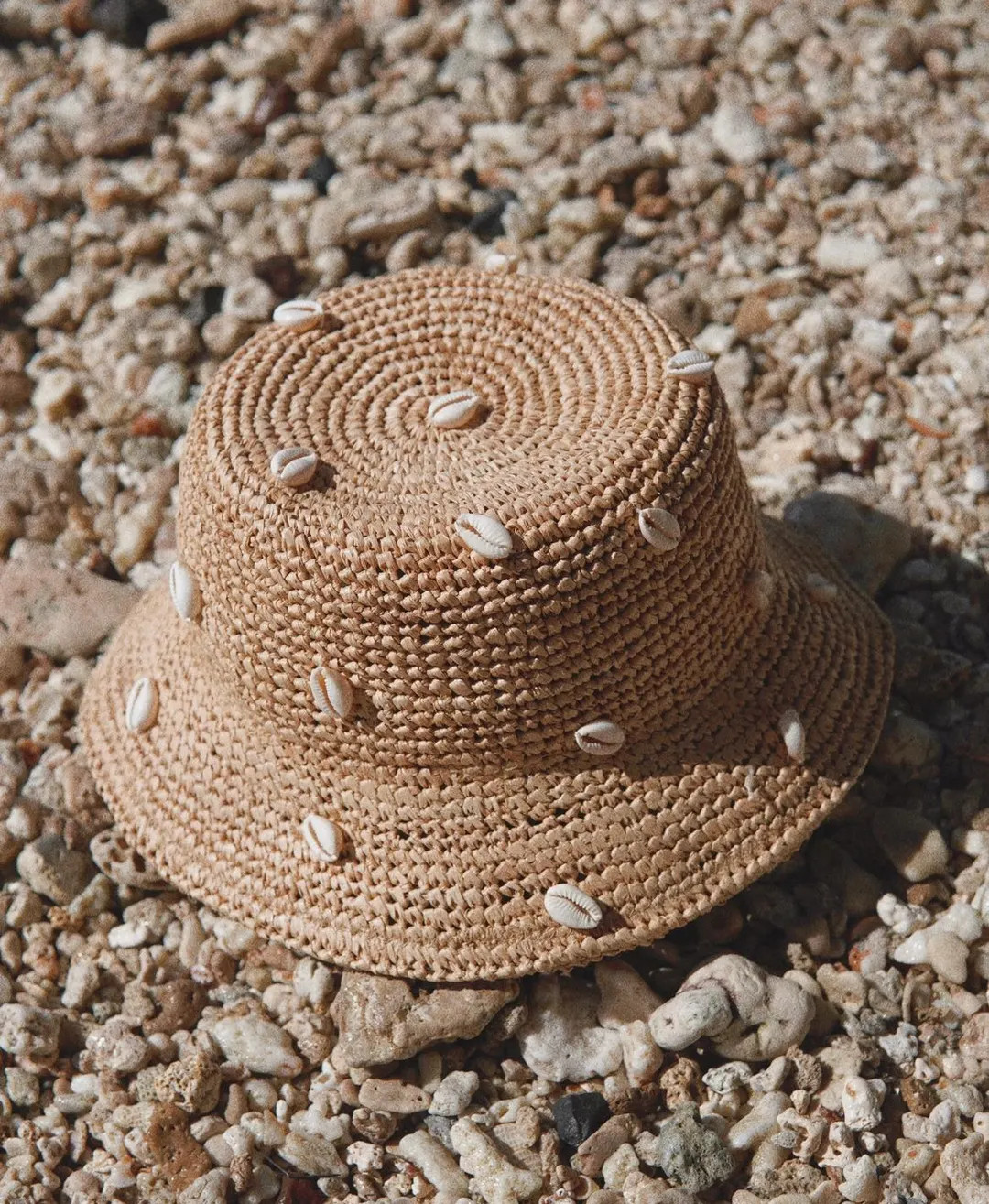 Puka Dot- Cowry Shell Raffia Bucket Hat, seashell hat, sun hat, beach hat, | Etsy (US)