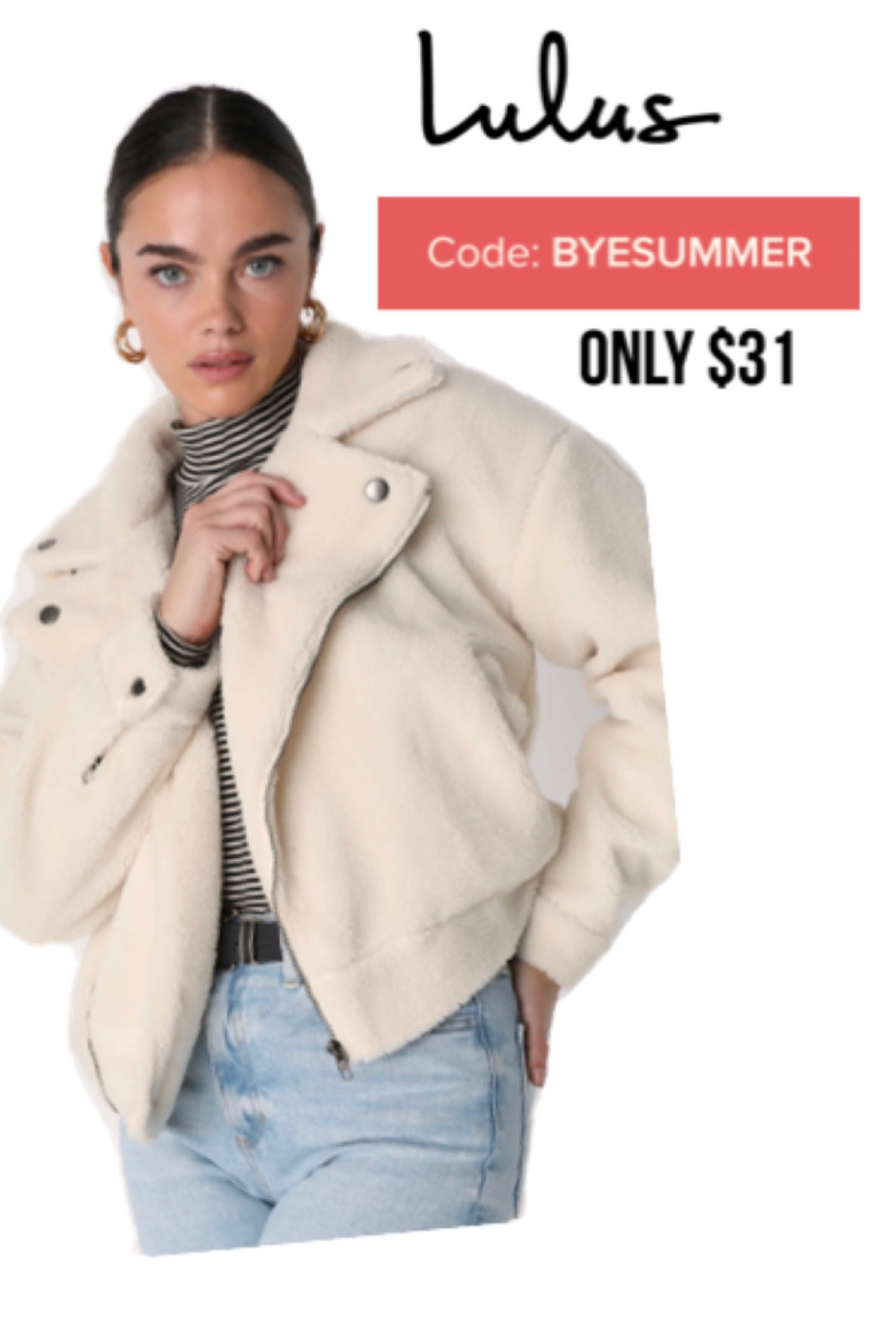 Lulus sale
Shearling Jacket#LTKunder50 

#LTKstyletip #LTKsalealert