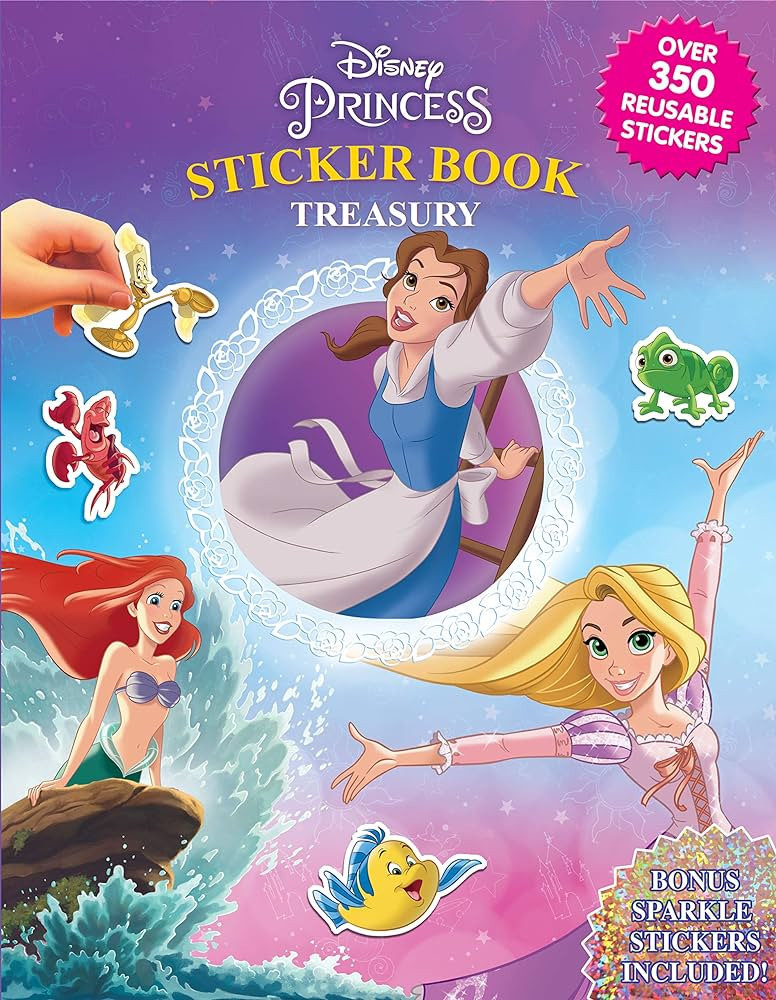 Phidal - Disney Princess Stickerbook Treasury Activity Book for Kids Children Toddlers Ages 3 and... | Amazon (US)