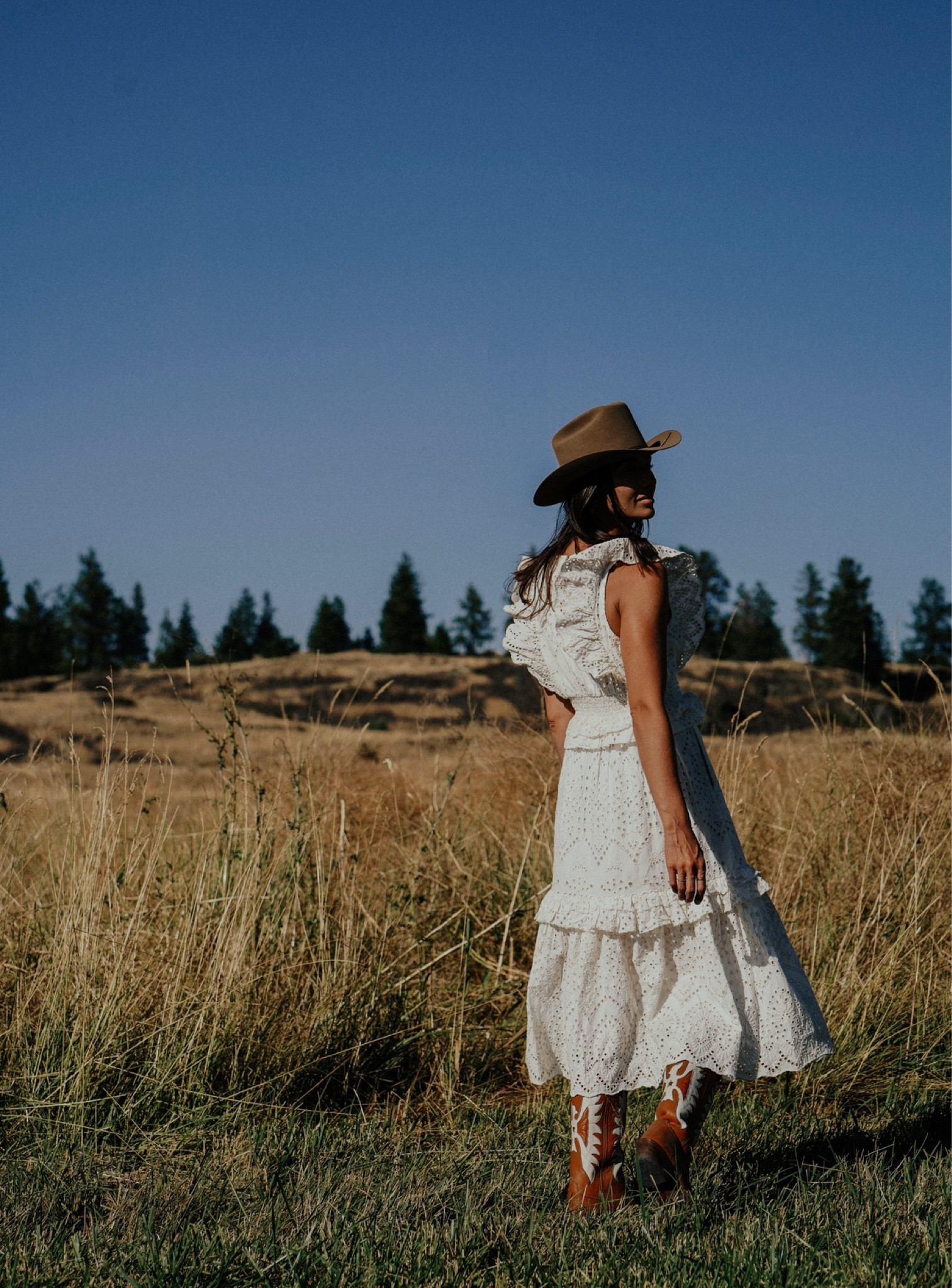 Western Summer Wear, cowboy boots, white dress, cleobella dress, summer outfit 

#LTKSeasonal #LTKstyletip #LTKFestival