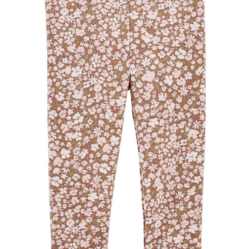 Toddler Flower Capri Leggings | Carter's