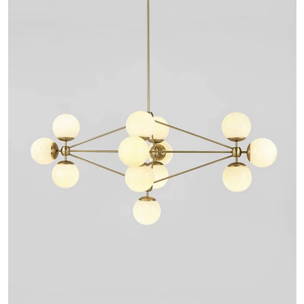Modo Diamond Chandelier - 13 Globes | Lumens