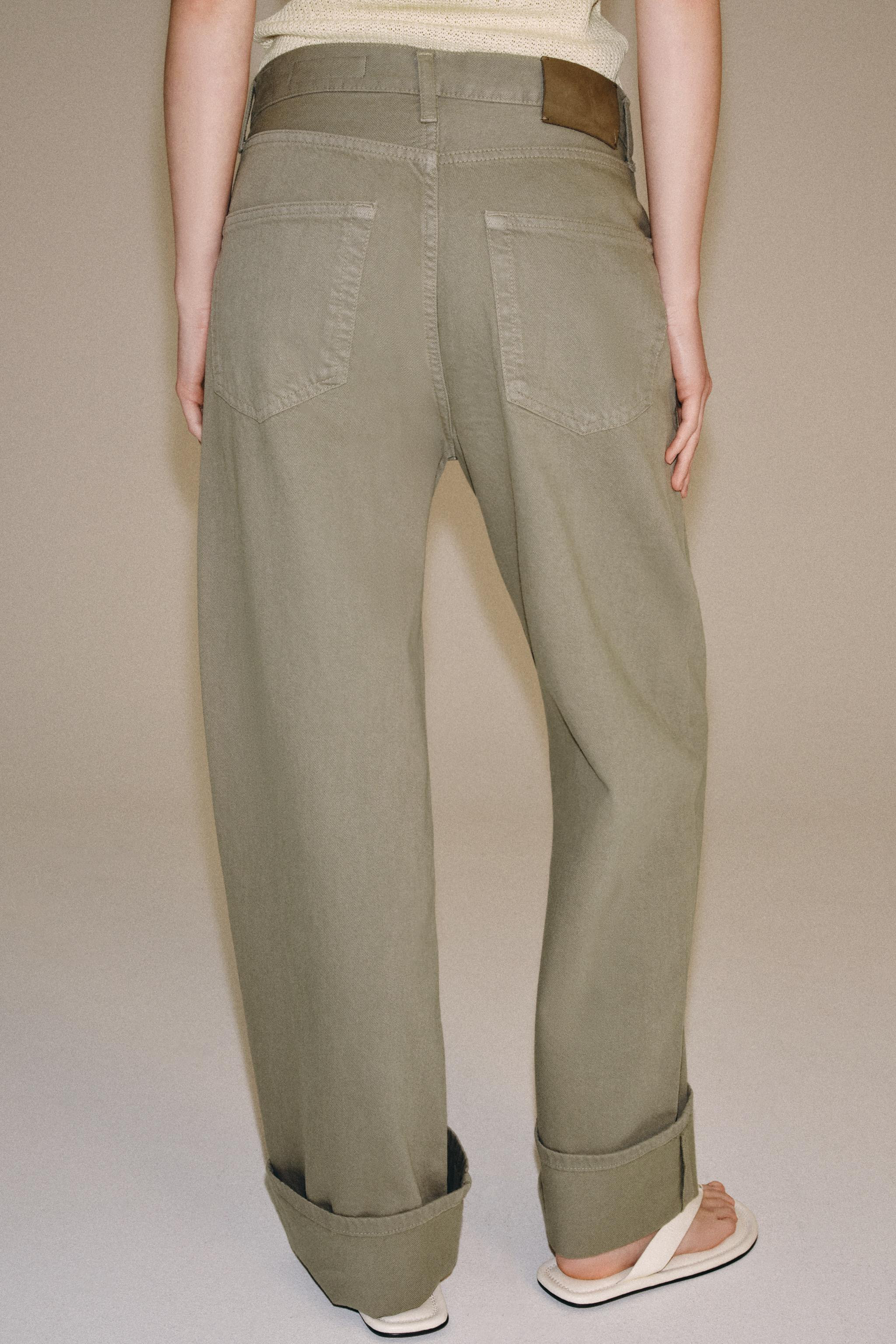 ZW COLLECTION MID-WAIST BAGGY JEANS | Zara UK