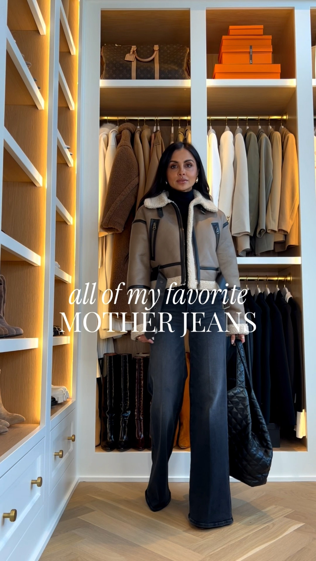 All my favorite Mother jeans in my closet
In order:
- Mother The Hustler High Rise in wash “Not Today Satan” wearing a 24
- Mother The Hustler High Rise in “Troublemaker” wearing a size 24
- Mother Tomcat Roller Skimp jeans in “Perfectly Imperfect” in size 23
- Mother The Hustler Roller Sneak Jeans in “Mint Condition” in size 24
- Mother The Half Pipe Ankle Jeans in “This is How I Roll” in a size 23


#LTKPetite #LTKItBag #LTKStyleTip